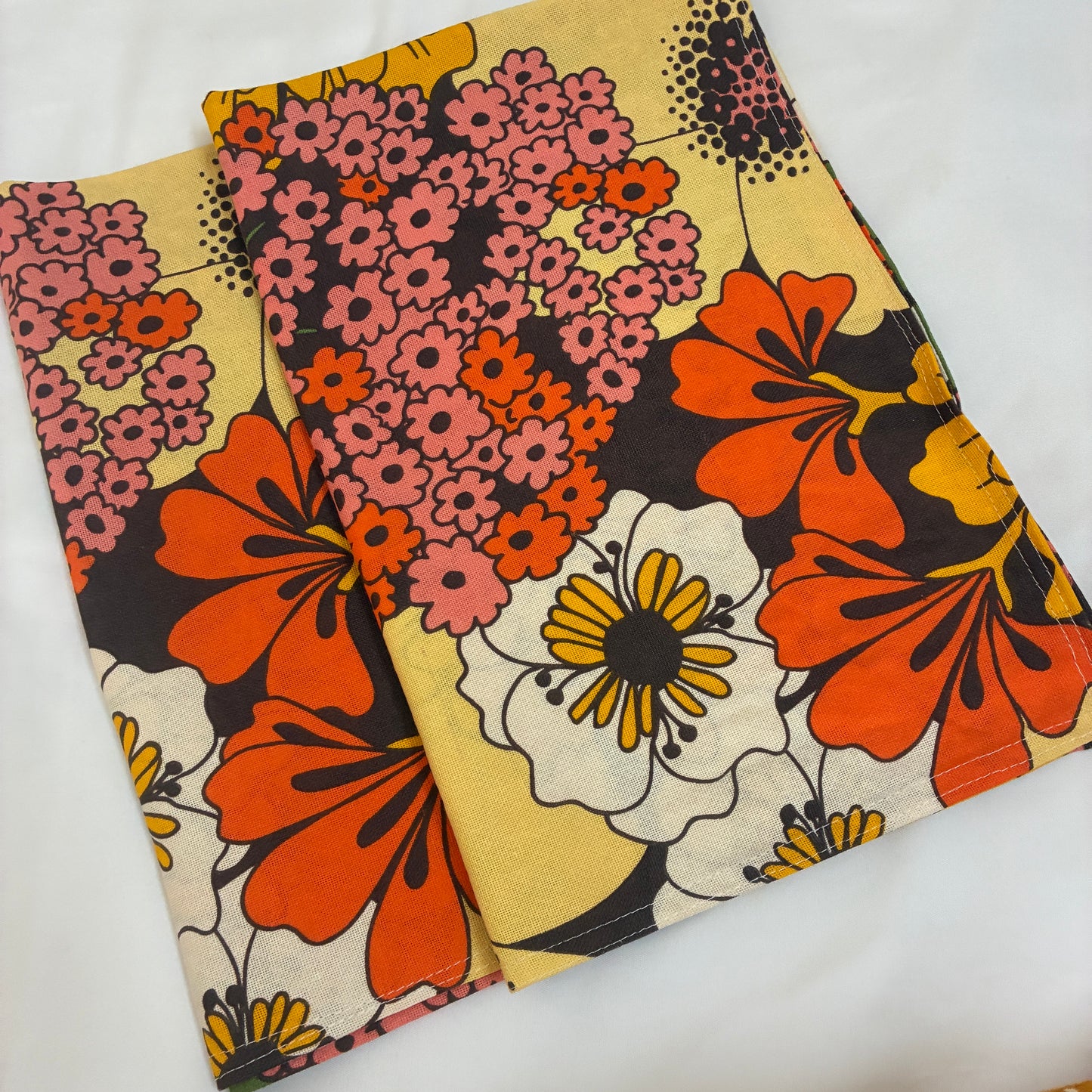 Colourful Floral Cotton Pillow Covers