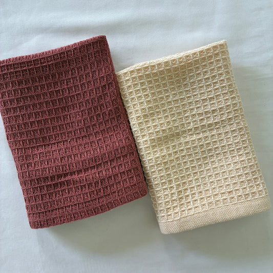 Waffle Hand/Lunch Towels (Set of 2)