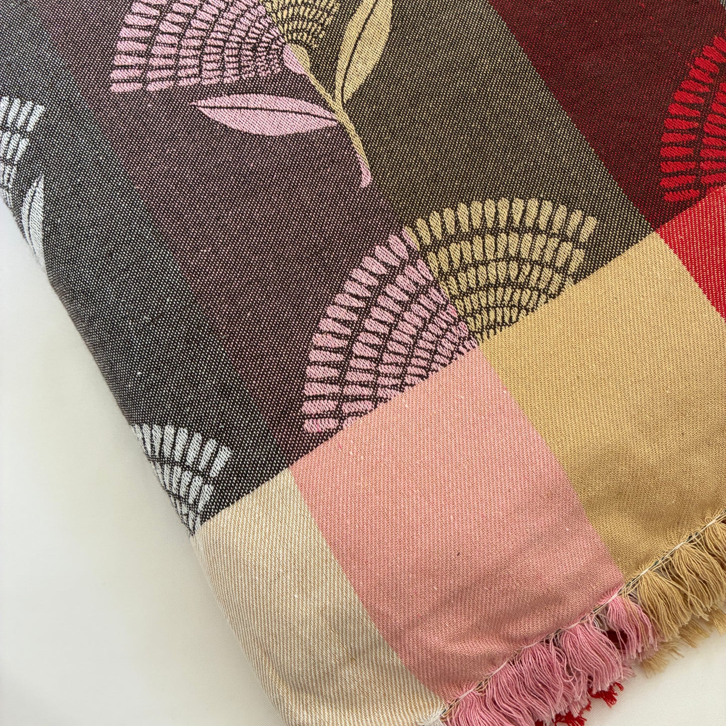 Stripes Double Size Cotton Blanket