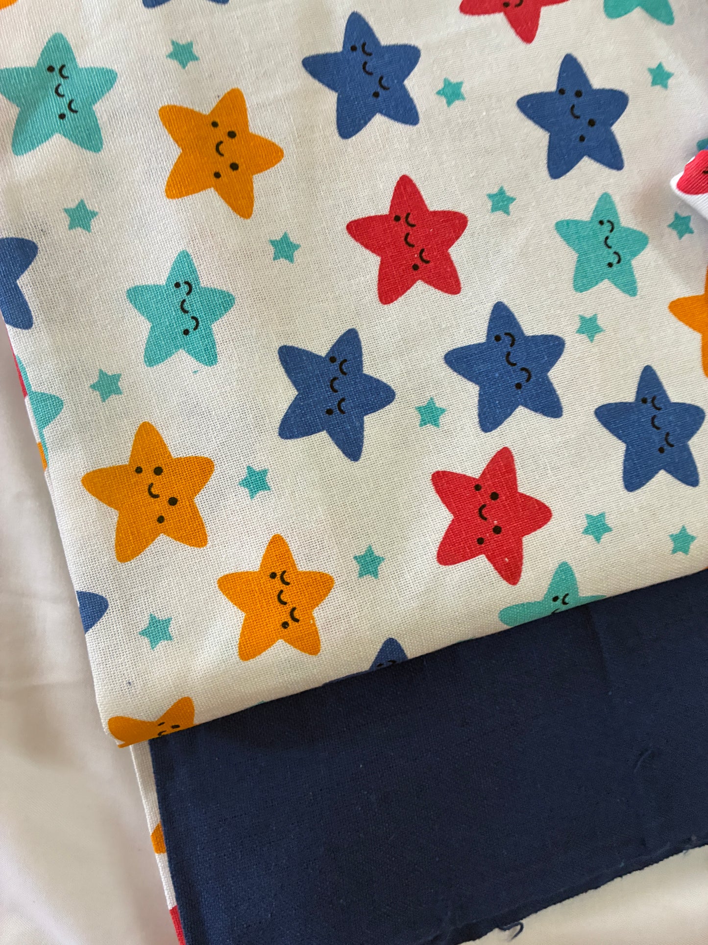 Star Queen Size Cotton Bedspread 90x100 inches