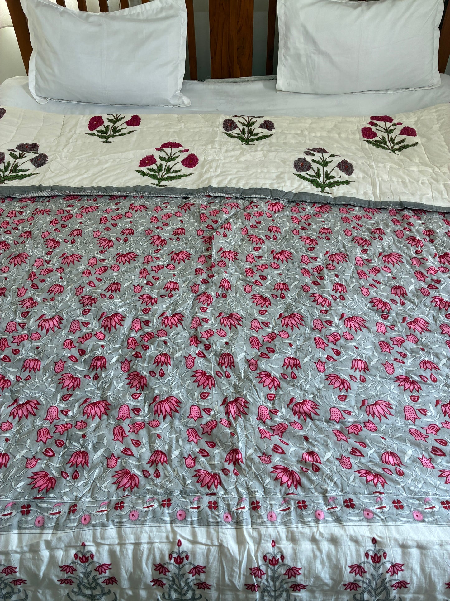 Reversible Cotton Double Quilts