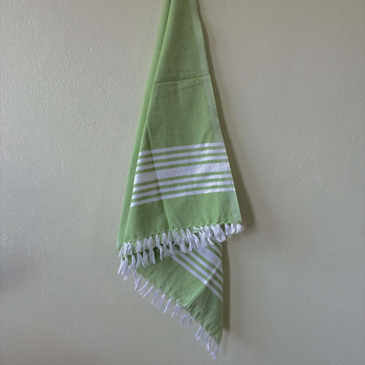 Green Cotton Bath Towels