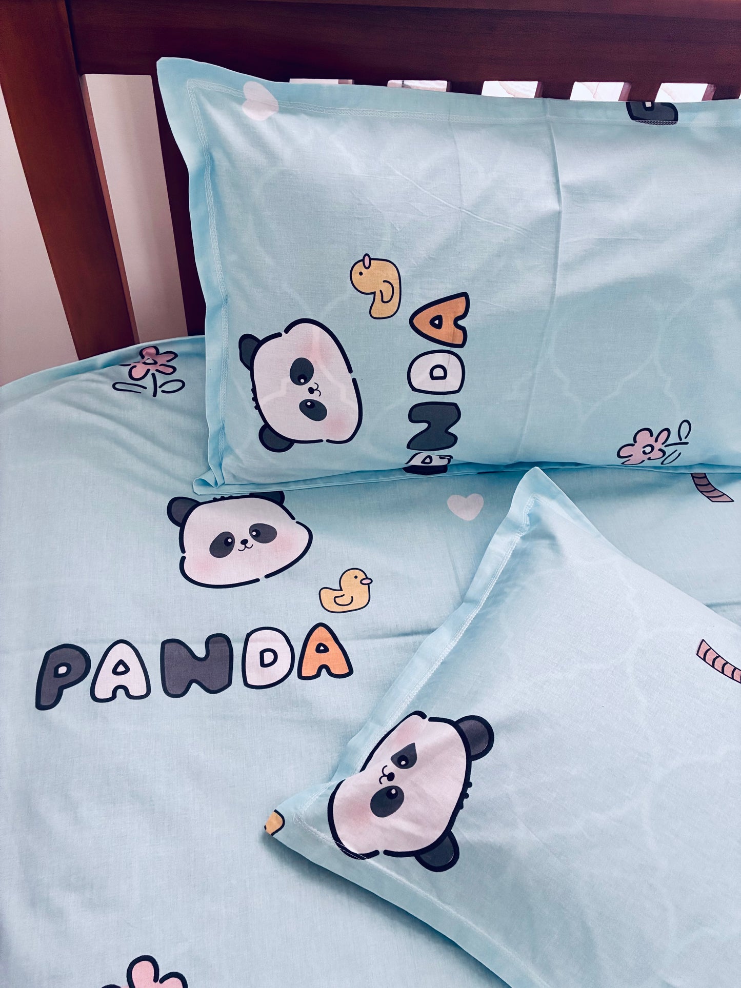 Panda Kids Queen Bedspread 90x100 in