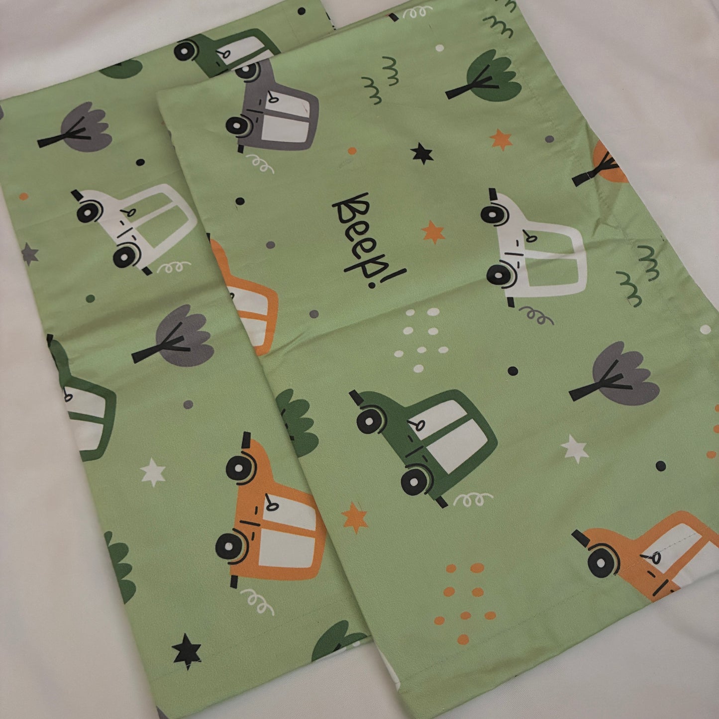 Cute Car 300TC Premium Cotton Pillow Covers