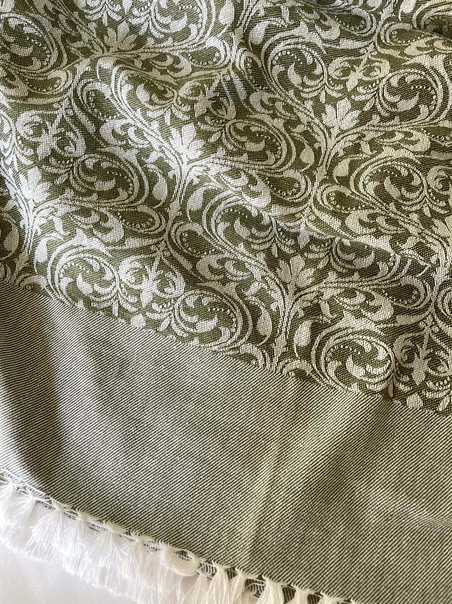 Seaweed Green Blanket / Throw