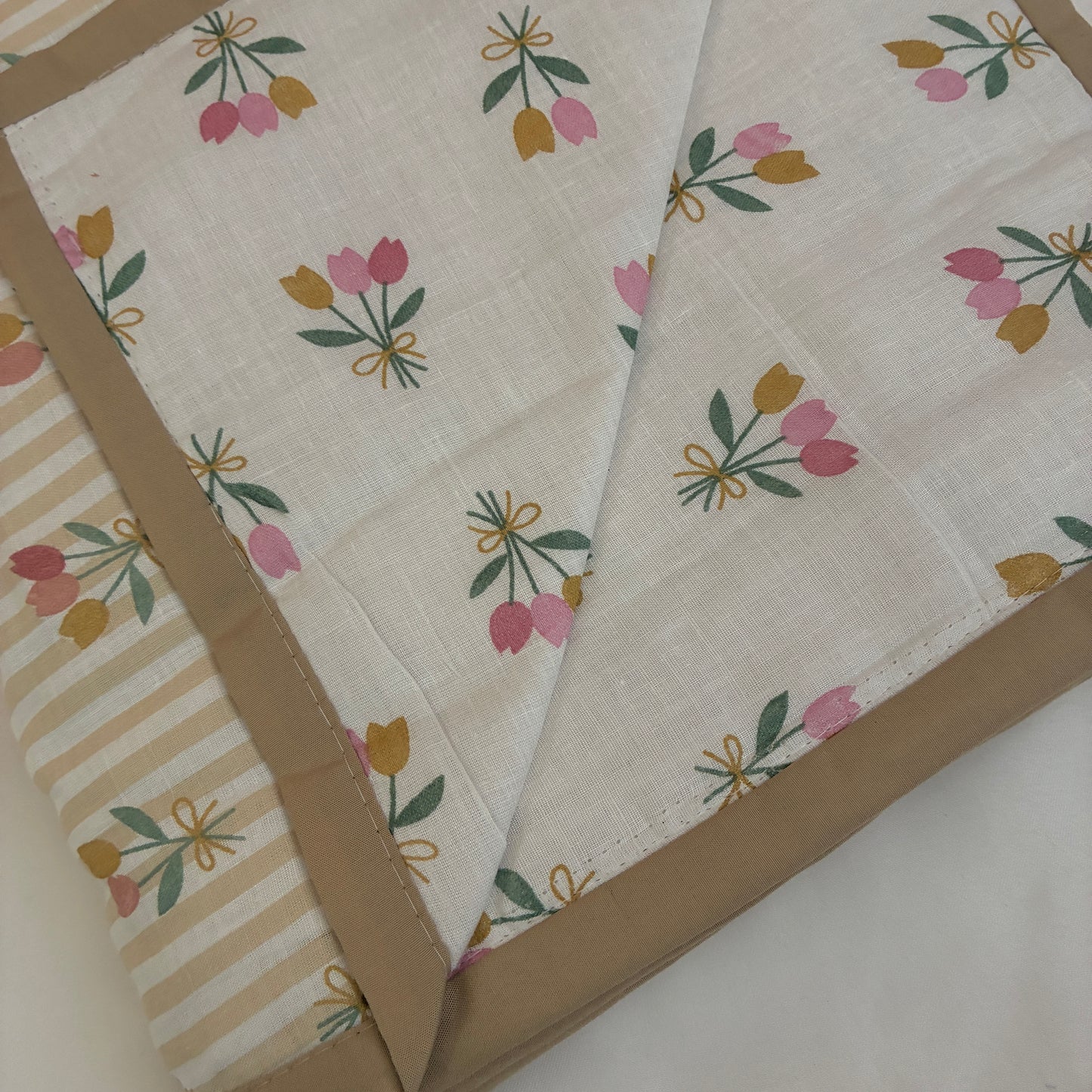 Triple Tulip Single Size Cotton Dohar