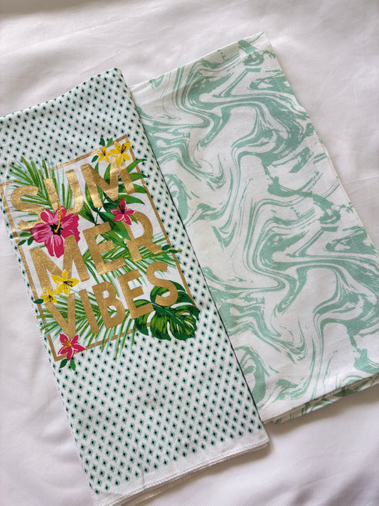 Printed Hand/Lunch Towels (Set of 2 )