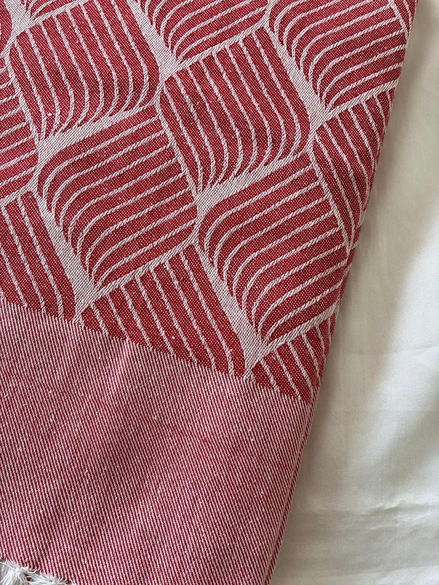 Red Lines  Blanket / Throw