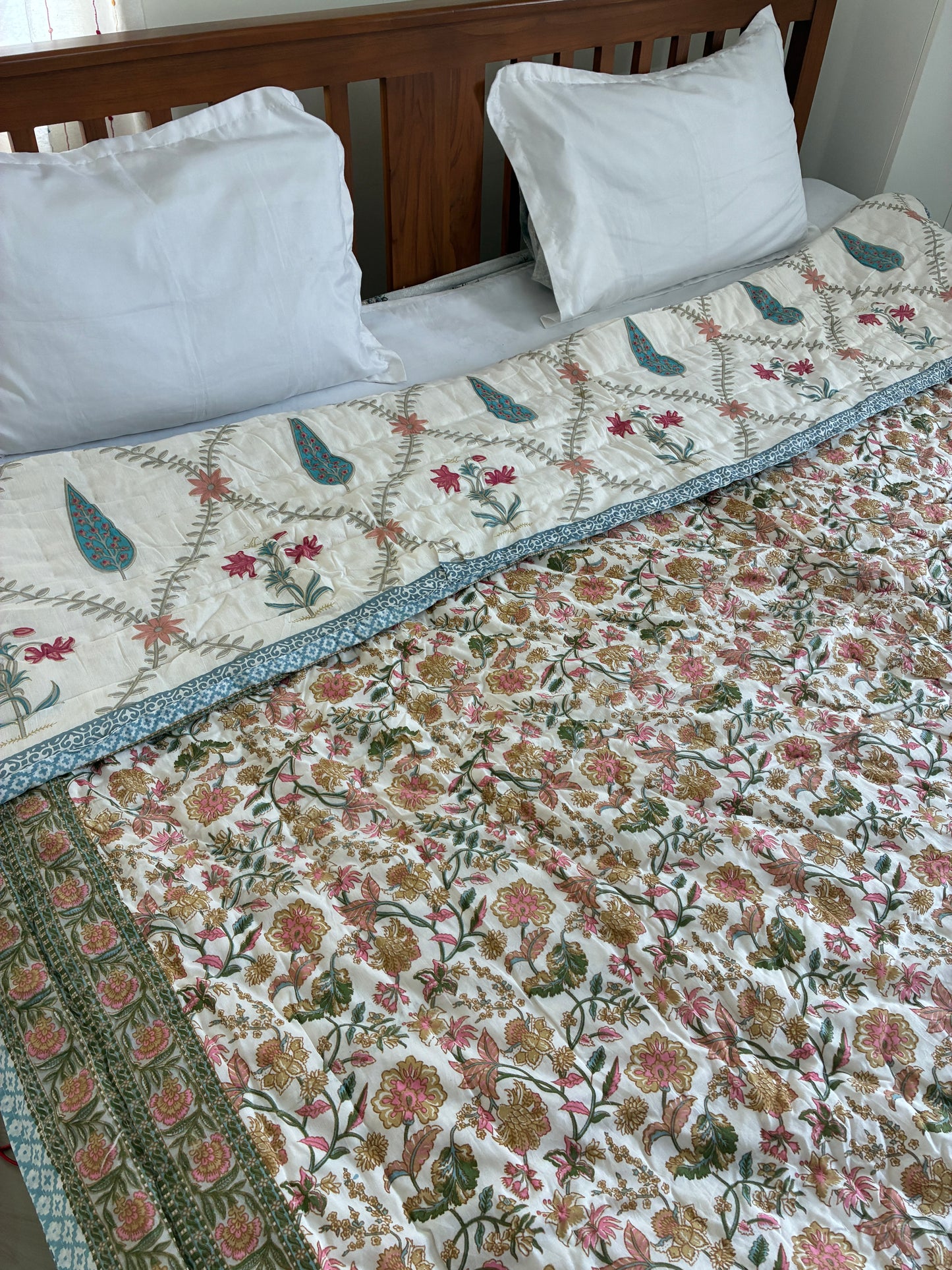 Reversible Cotton Double Quilts