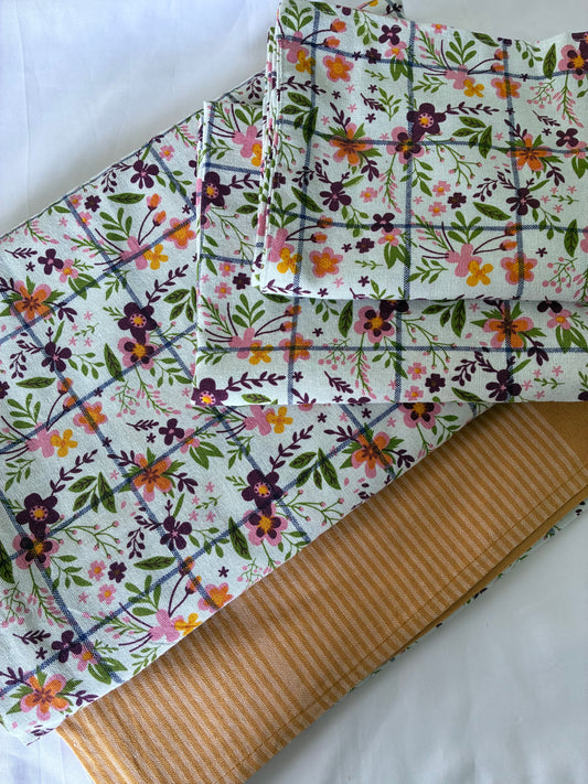 Floral Queen bedspread 90x100 inches
