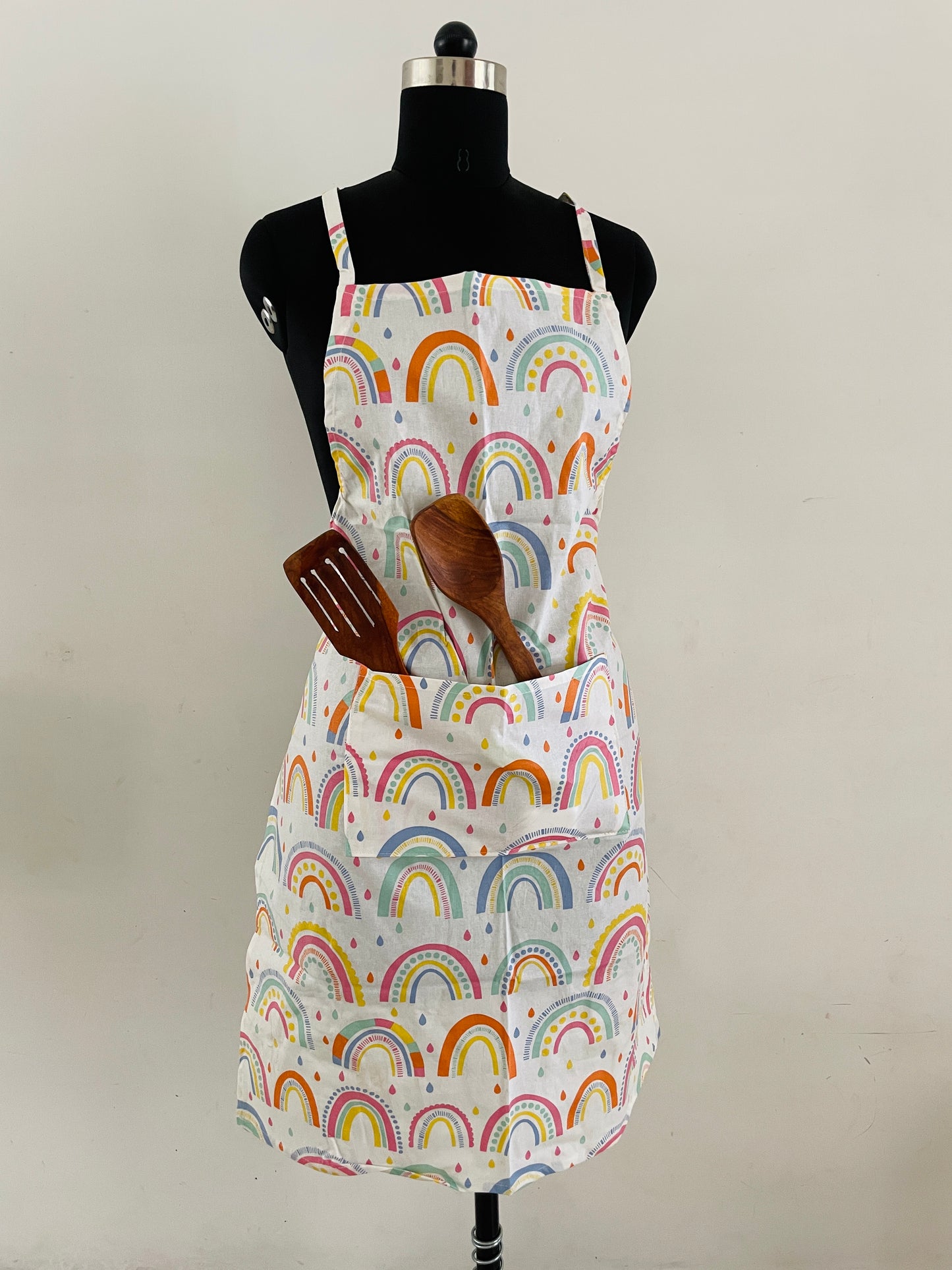 Wax Coated Rainbow waterproof Apron