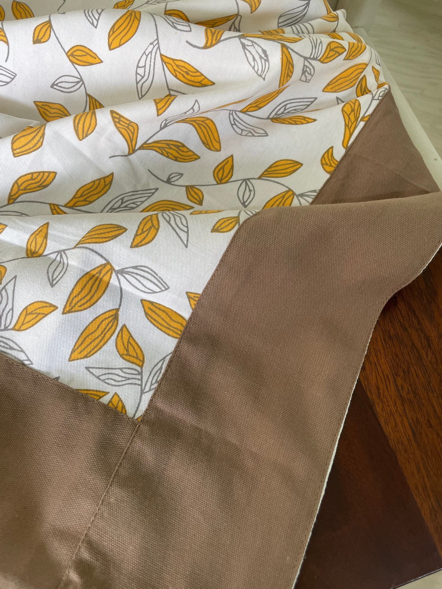 Leaf Print Table covers