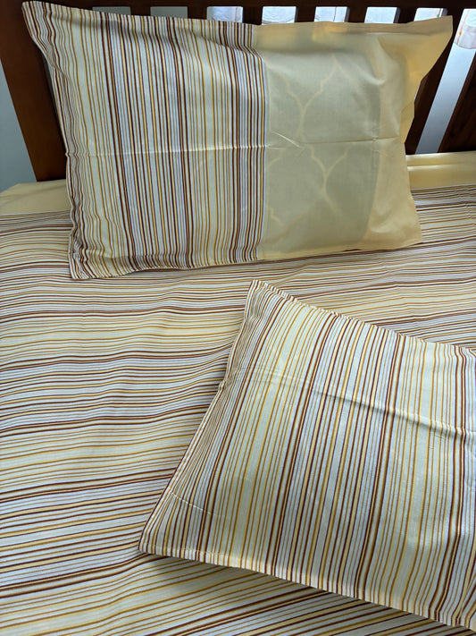 Premium Stripes King Size Bedspread 108 x 108 in