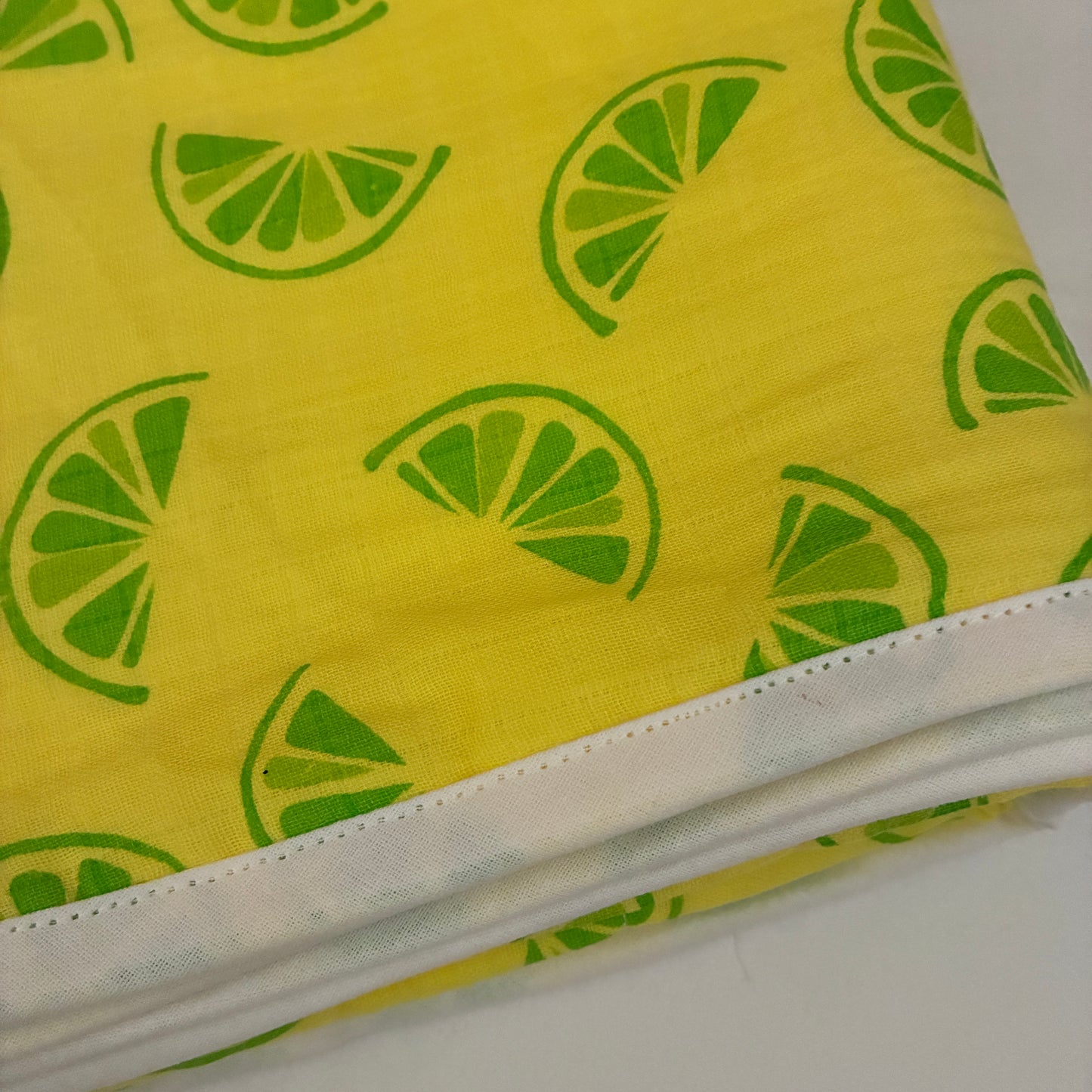 Yellow Lime Muslin Blanket/ Dohar