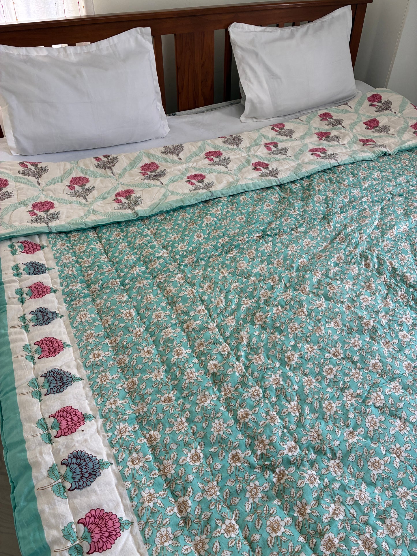 Reversible Cotton Double Quilts