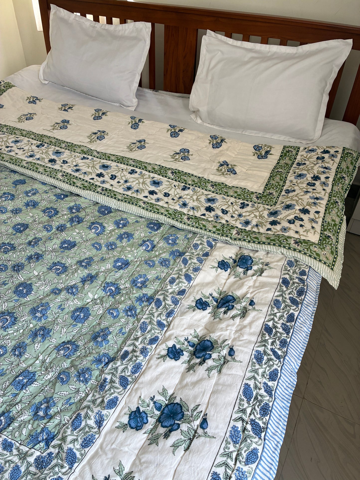 Reversible Cotton Double Quilts