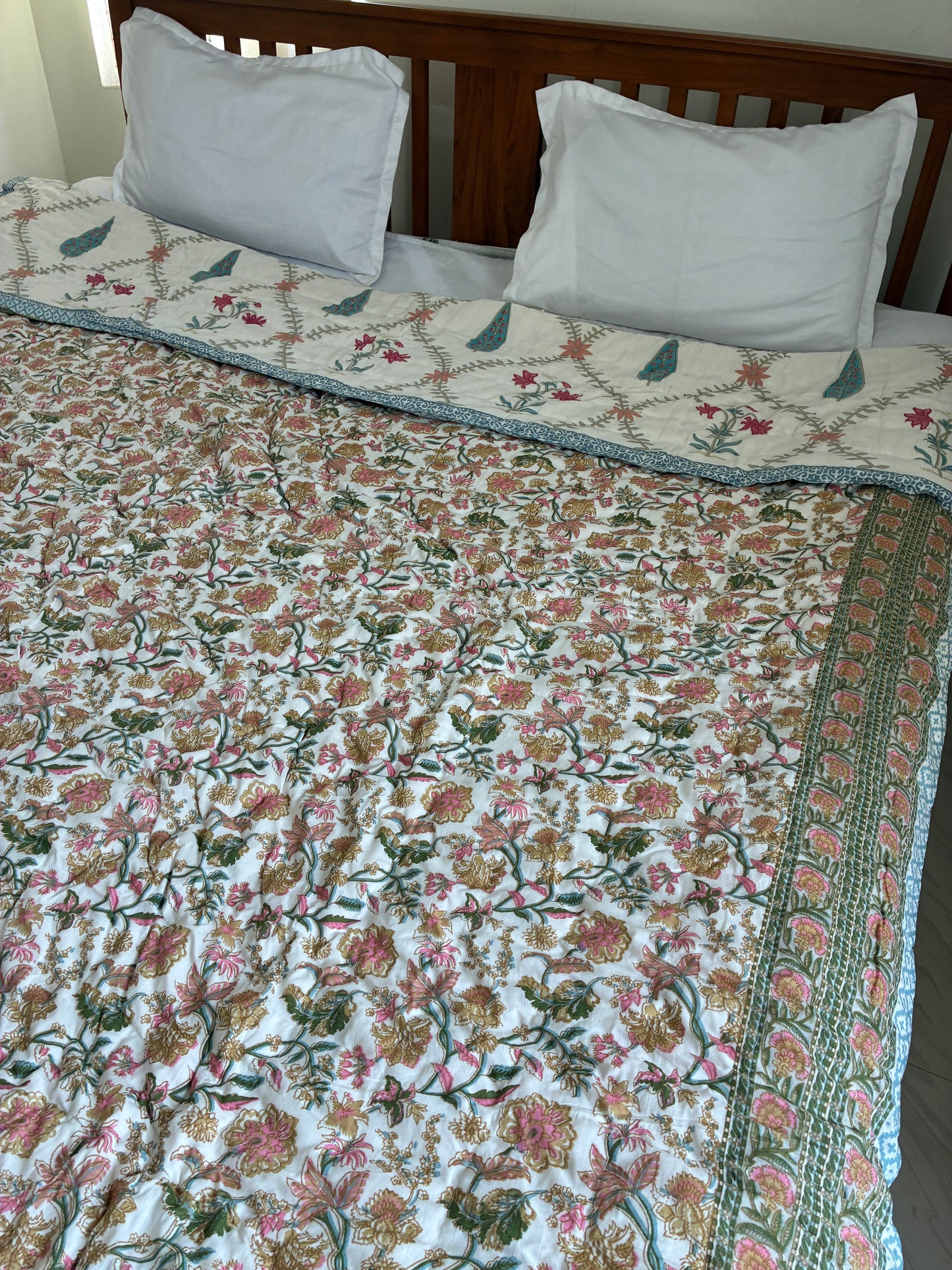 Reversible Cotton Double Quilts
