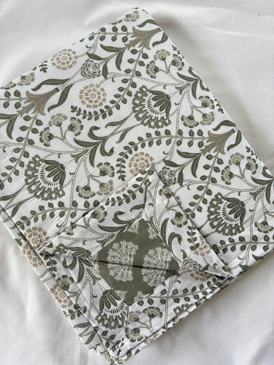 Grey Cotton Double Size Dohar