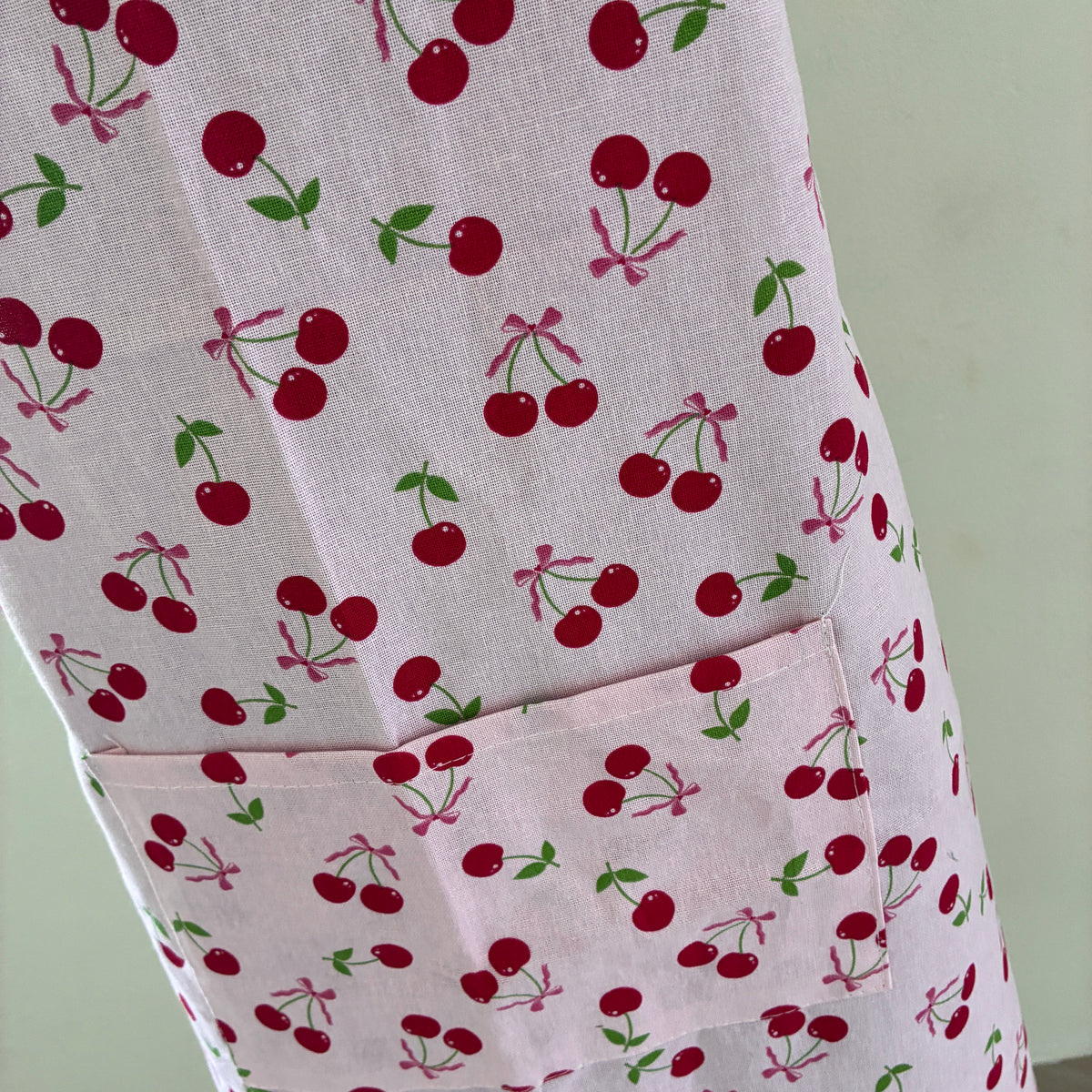 Cherry Cotton Apron