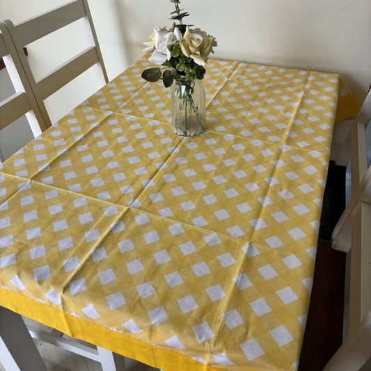 Yellow 4 Seater Table Covers