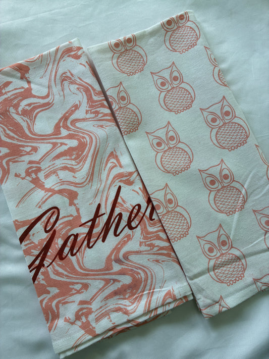 Printed Hand/Lunch Towels (Set of 2 )