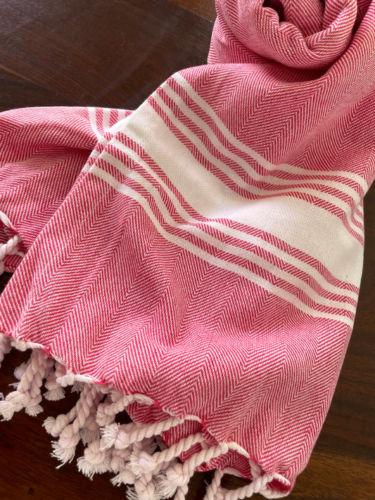 Pastel Towels With Tassels(price for 1 pc)