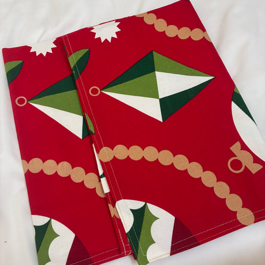 Red Cotton Pillow Covers