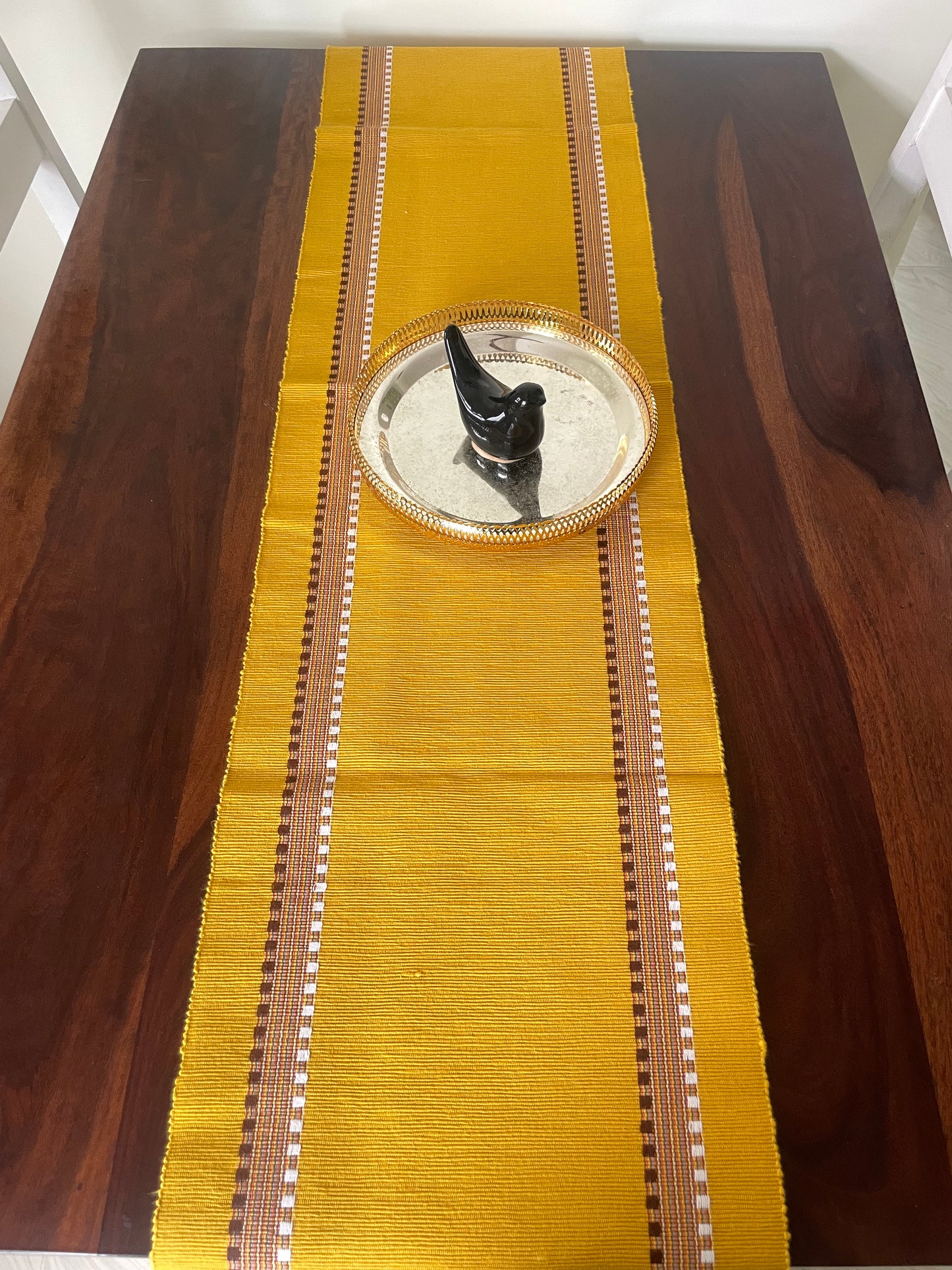 Yellow Table Runner 4.5 ft Long