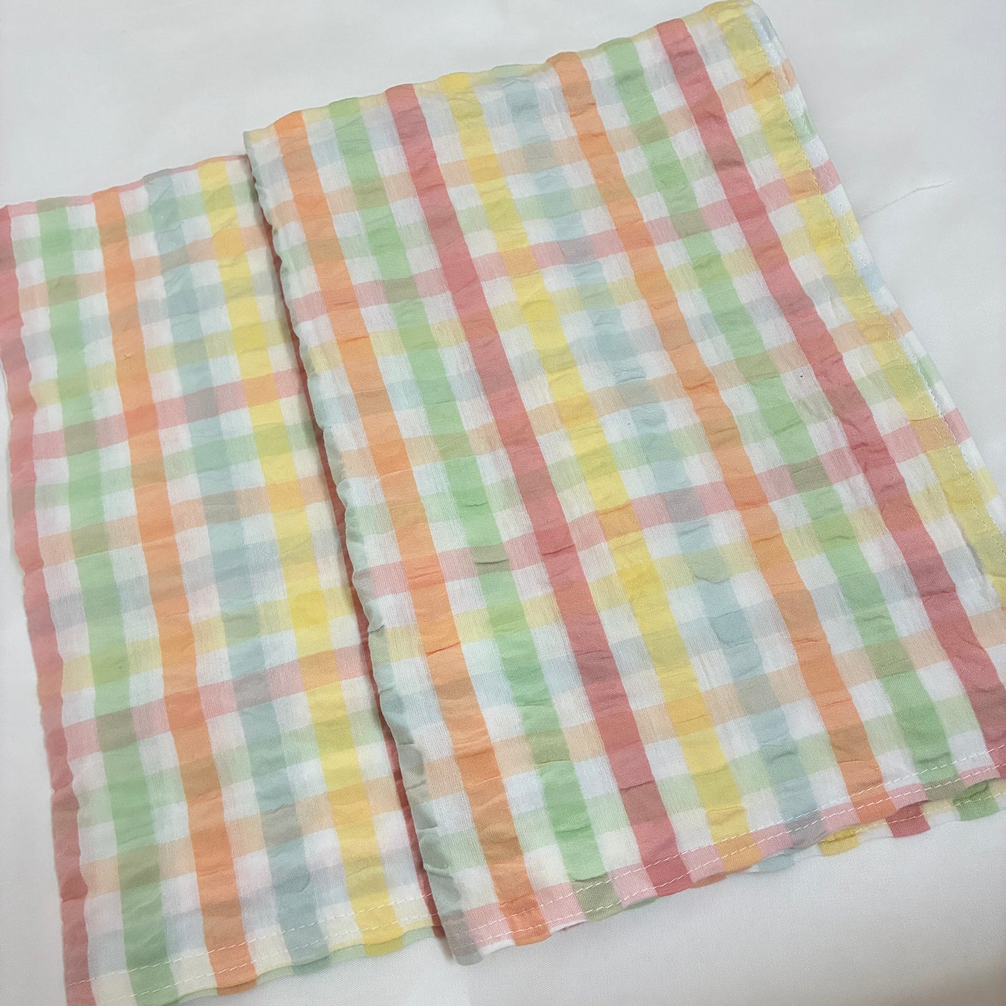 Colourful Checks Cotton Pillow Covers