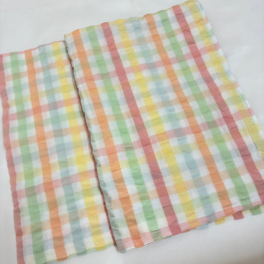 Colourful Checks Cotton Pillow Covers