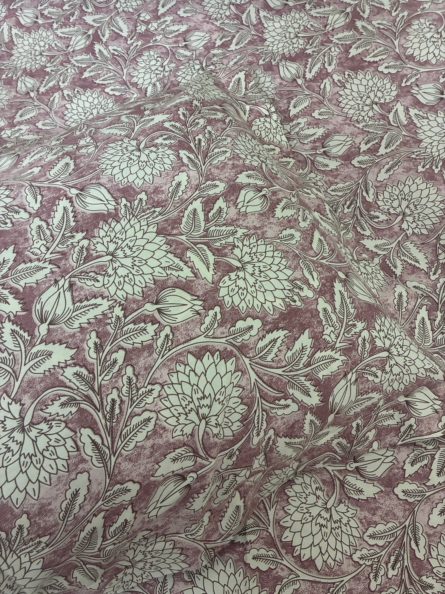 Purple Floral Super King Size Bedspread 120x 120 inches