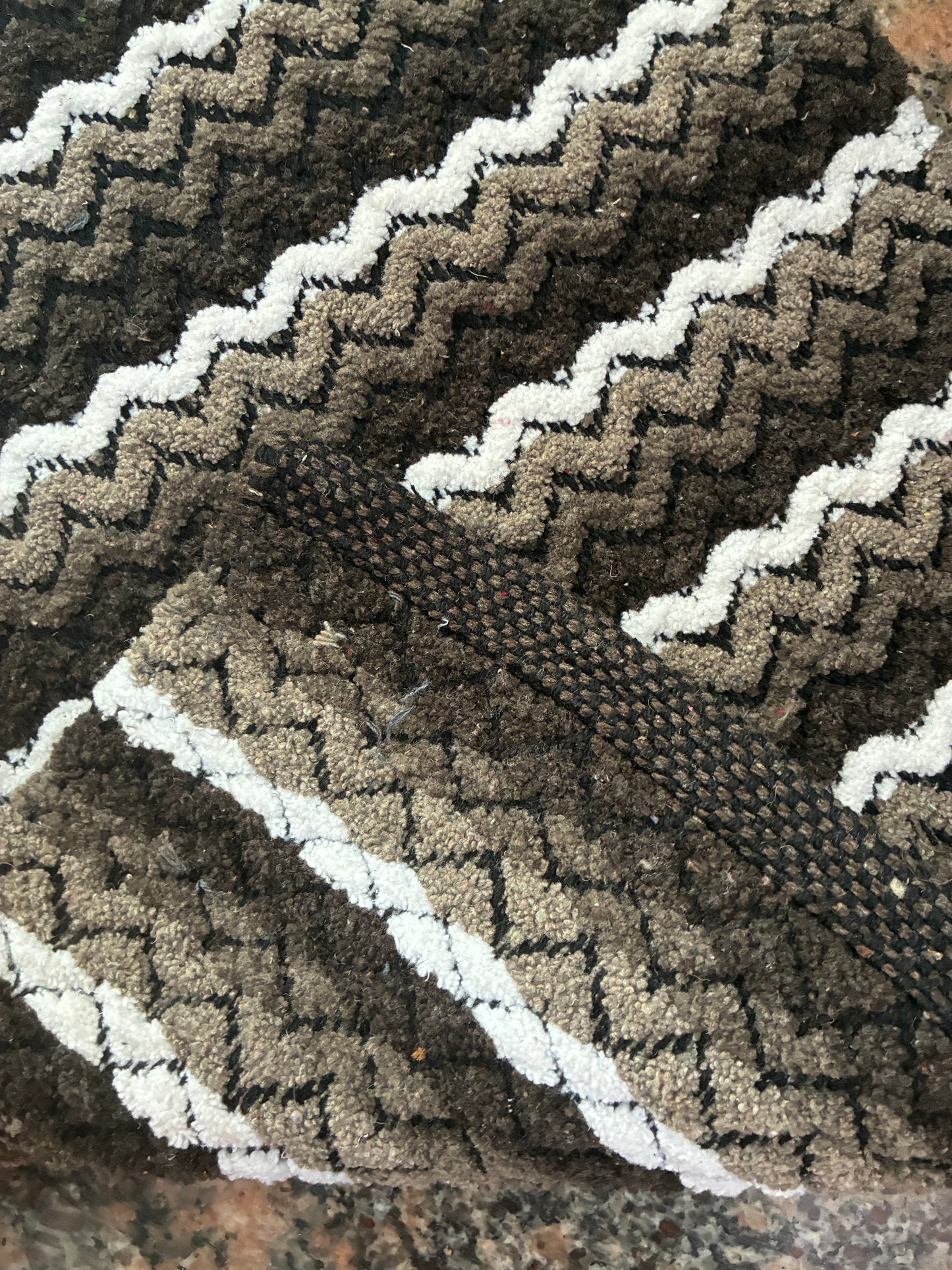 Cotton Zigzag Floor Mat