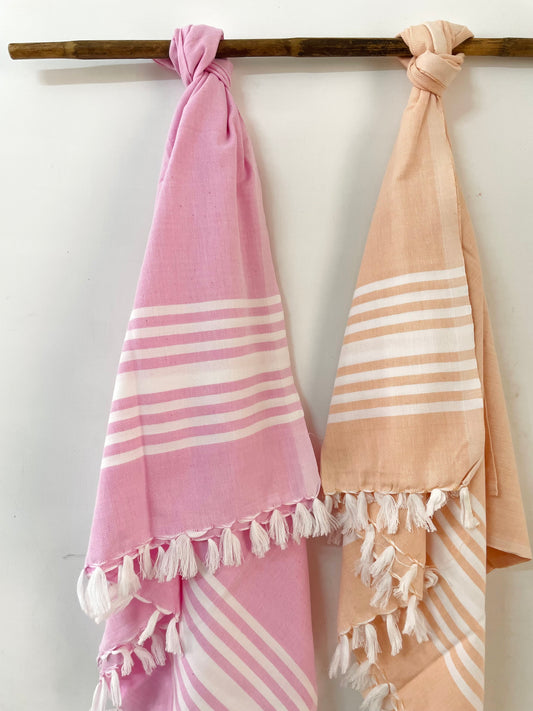 Pastel Cotton Bath Towels (price for 1 pc)