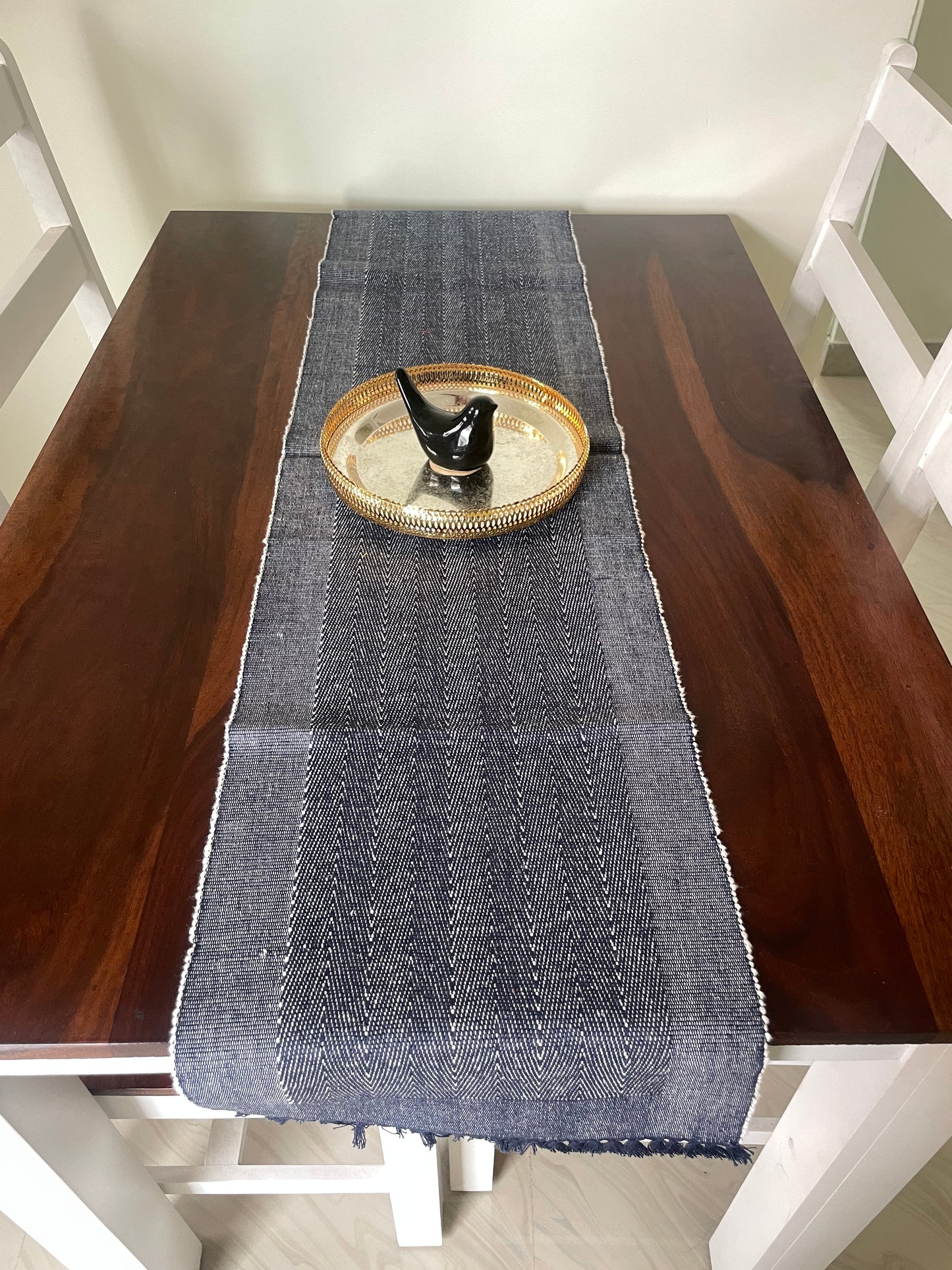 Blue Table Runner 4.5 ft Long