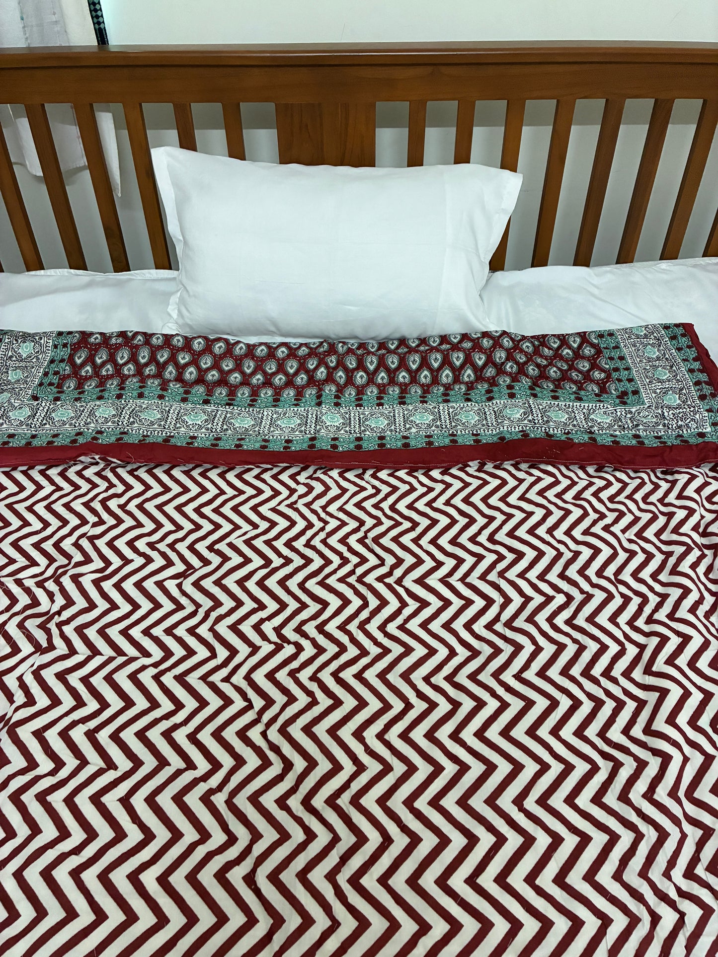 Reversible Single Size Cotton Quilt