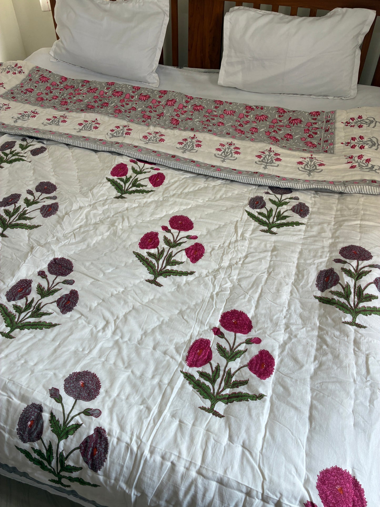 Reversible Cotton Double Quilts