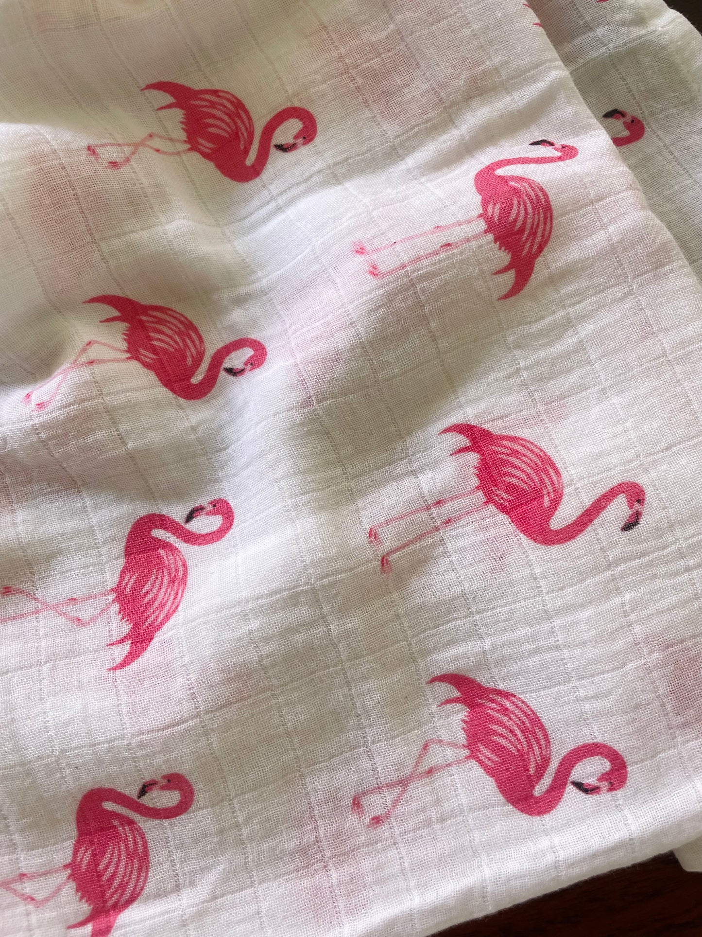 Flamingo Muslin Bath Towel