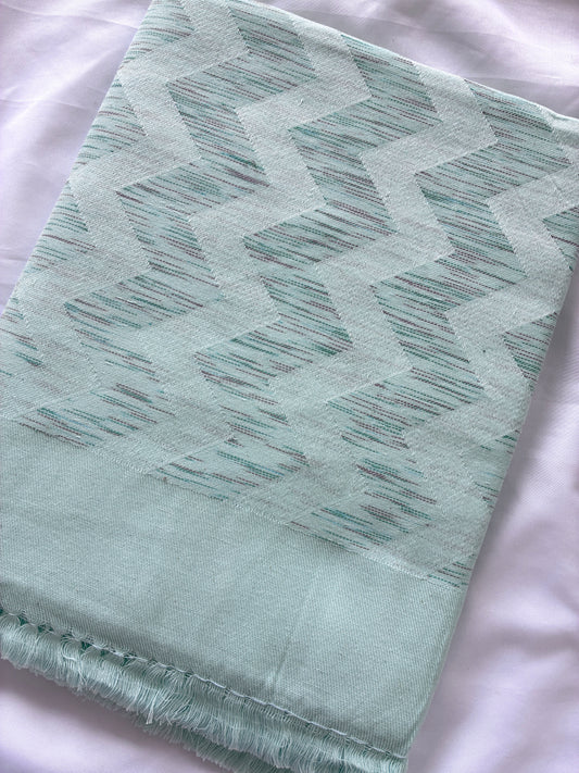 Blue Premium Cotton Blanket / Throw