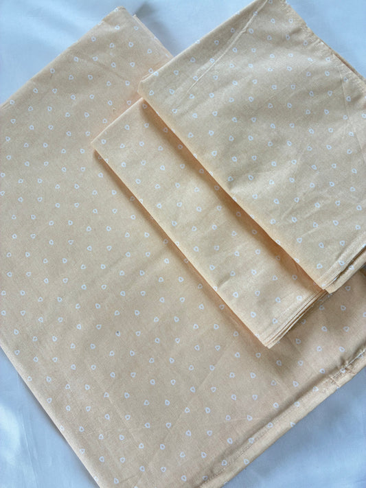 Sandal Single Size Bedspread with 2 Pillow Covers 60 x 90 in