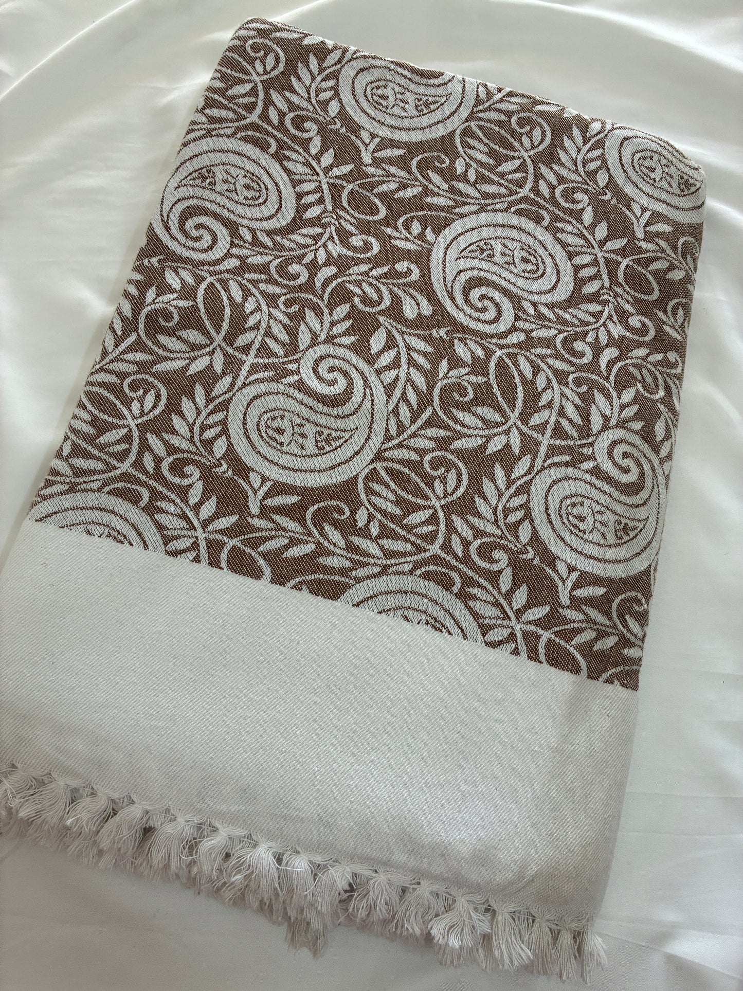 Brown Double Size Cotton Blanket