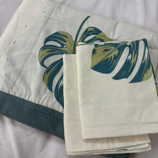 Leaf Queen bedspread 90x100 inches