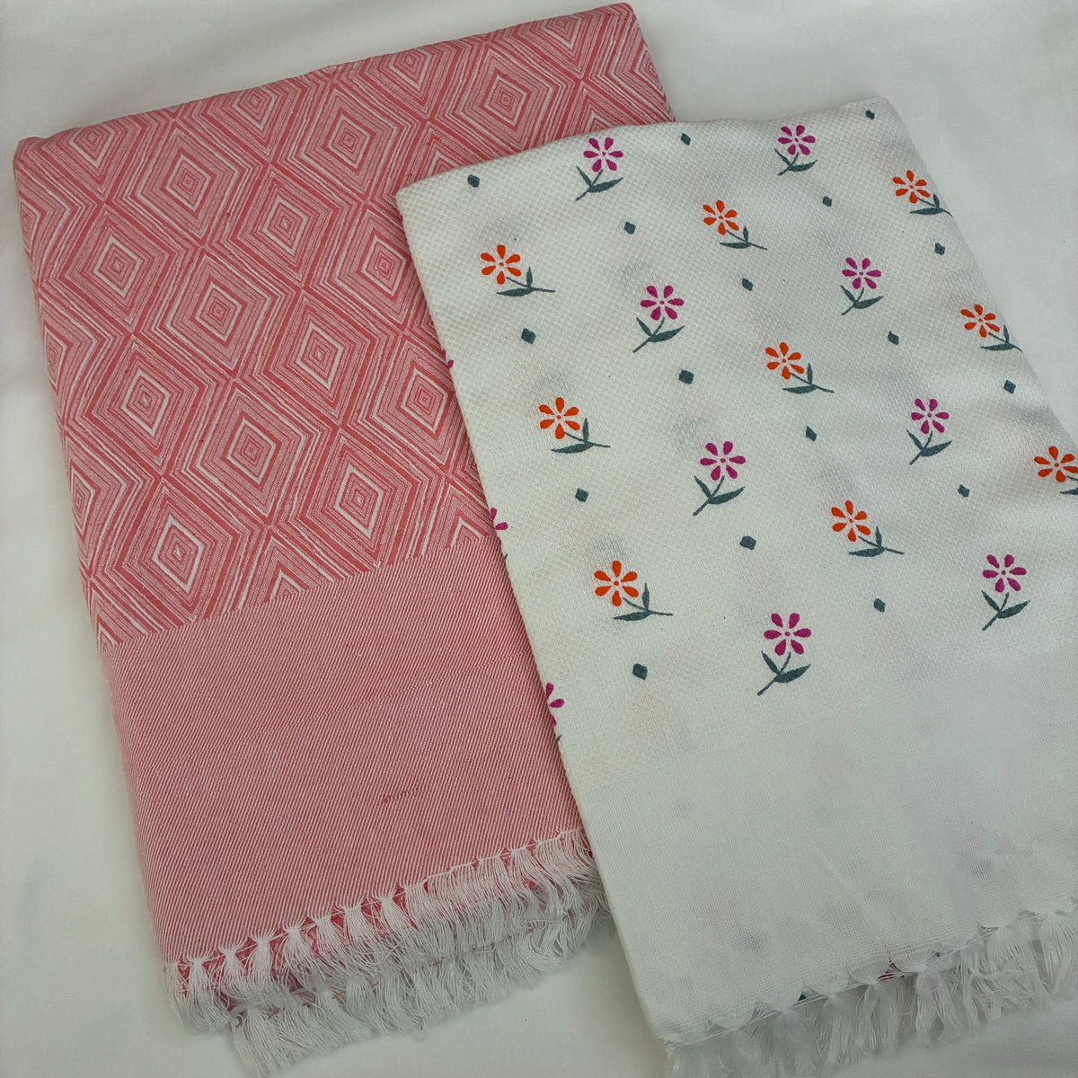 Cotton Single Blanket with Free Towel