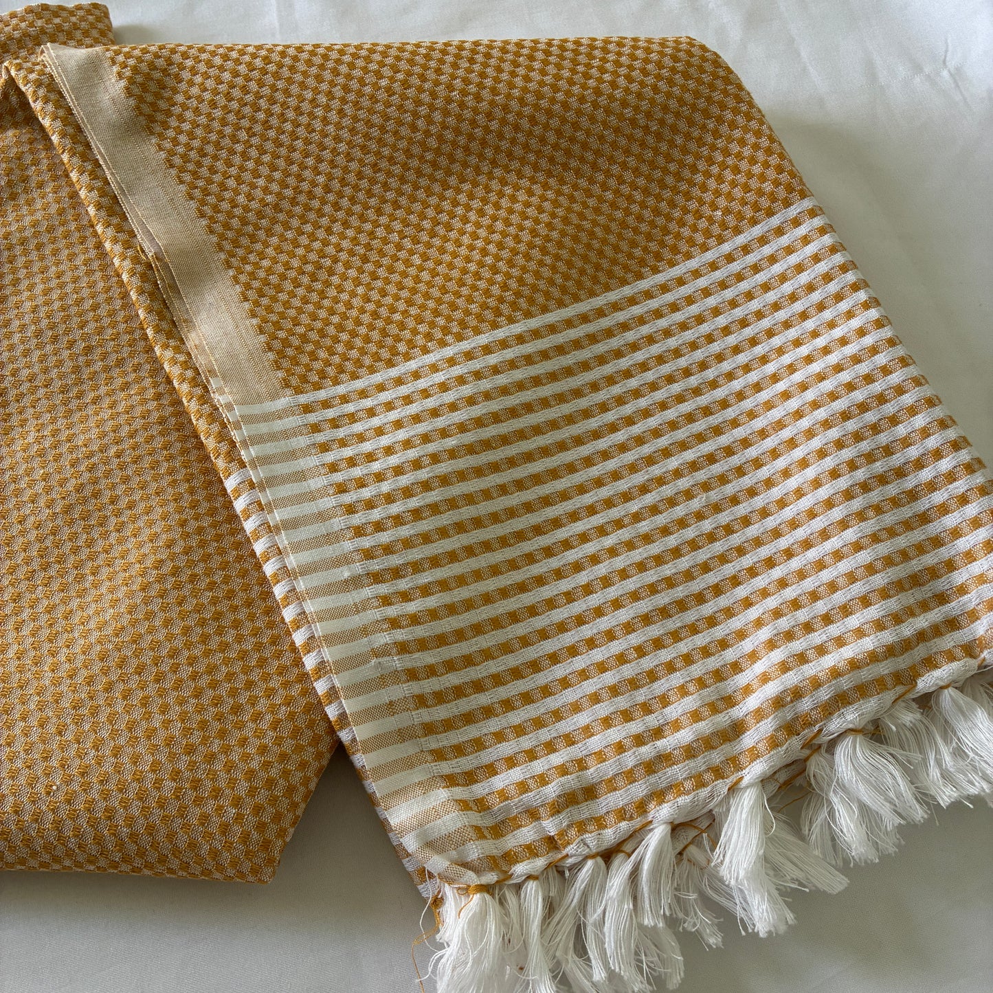 Brown Extra Long Cotton Bath Towel