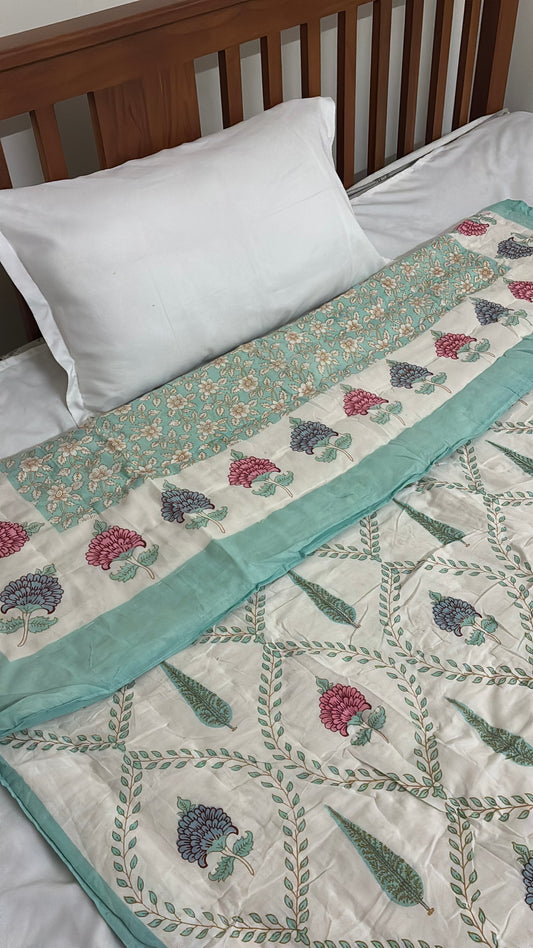 Reversible Single Size Cotton Quilt