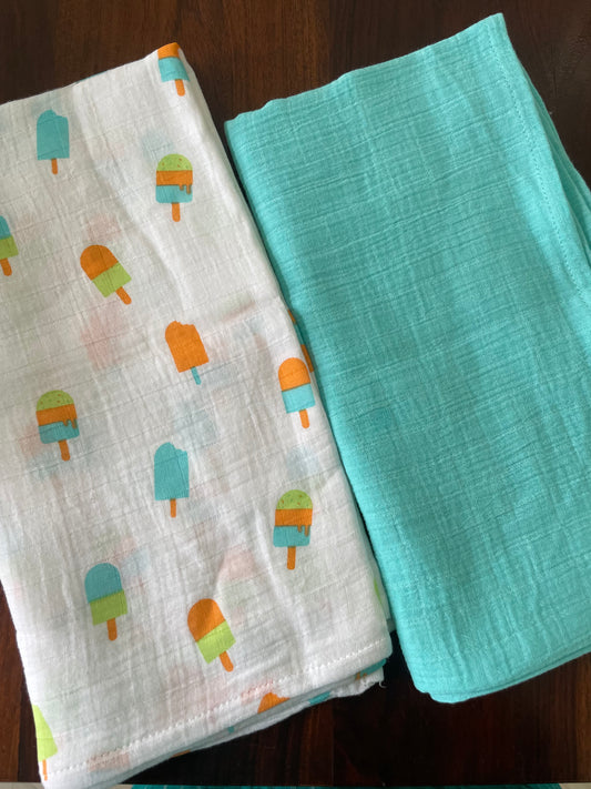 Muslin Bath Towel ( SET OF 2 )