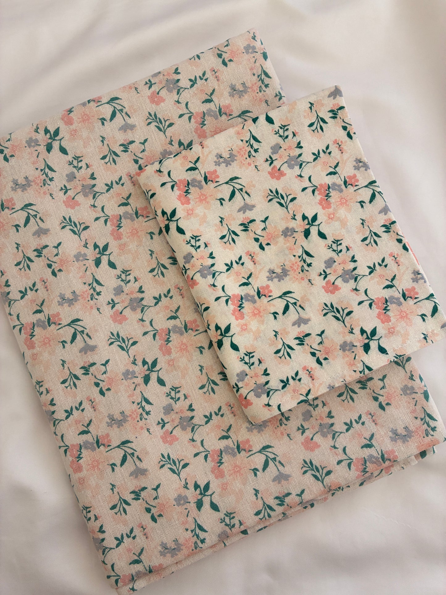 Single Size Cotton Bedspread with 1 Pillow Cover 60 x 90 in