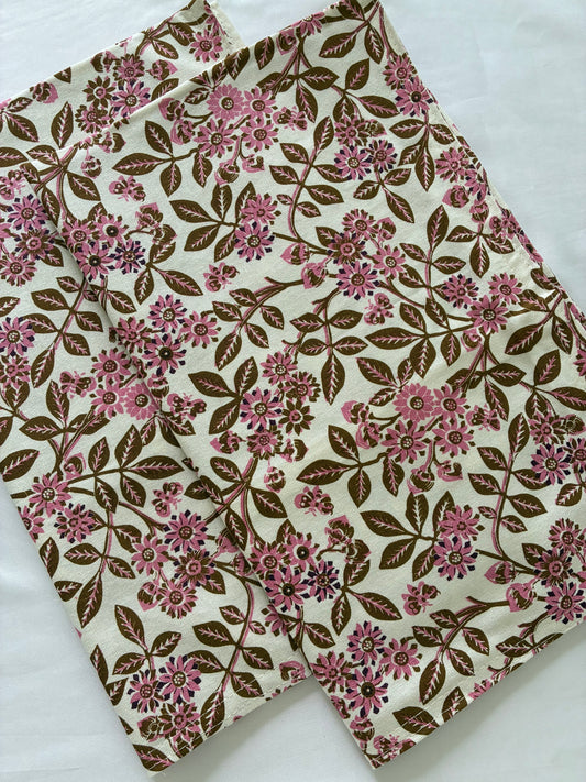 Floral Cotton Pillow Covers