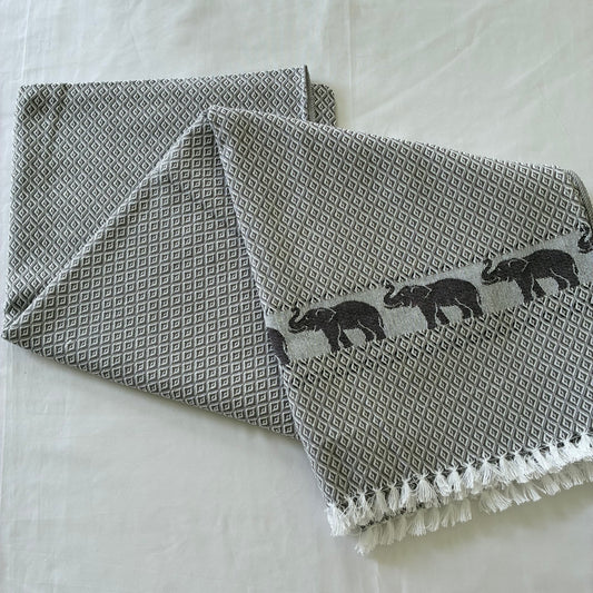 Long Cotton Bath Towel