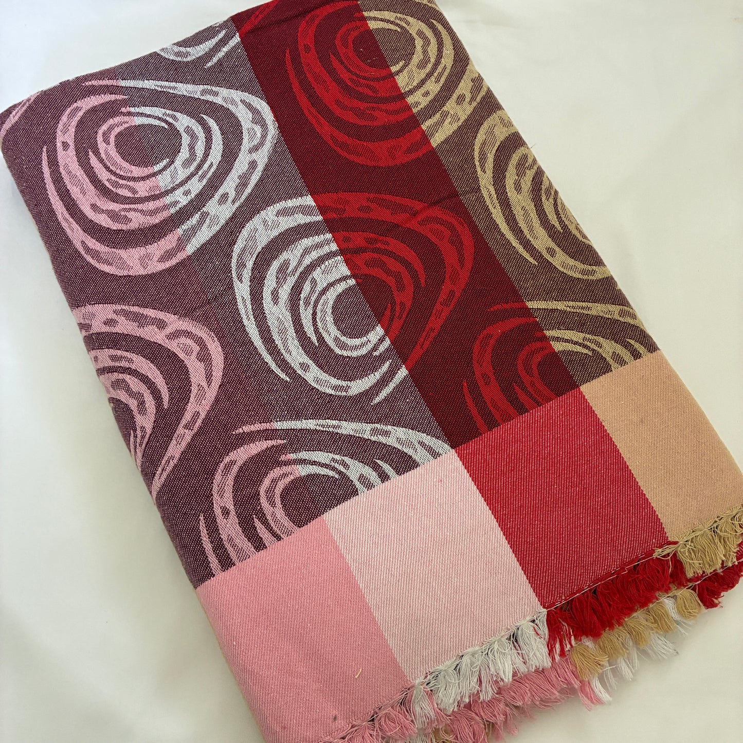 Stripes Double Size Cotton Blanket