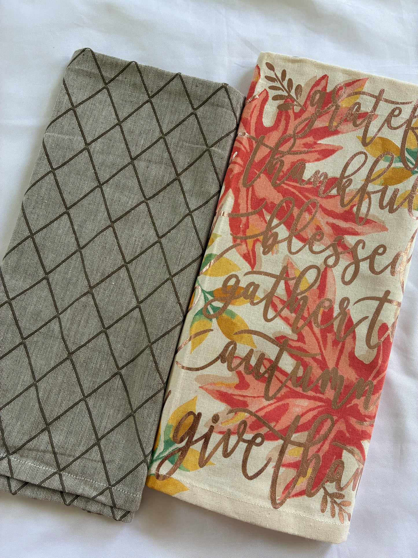 Printed Hand/Lunch Towels (Set of 2 )